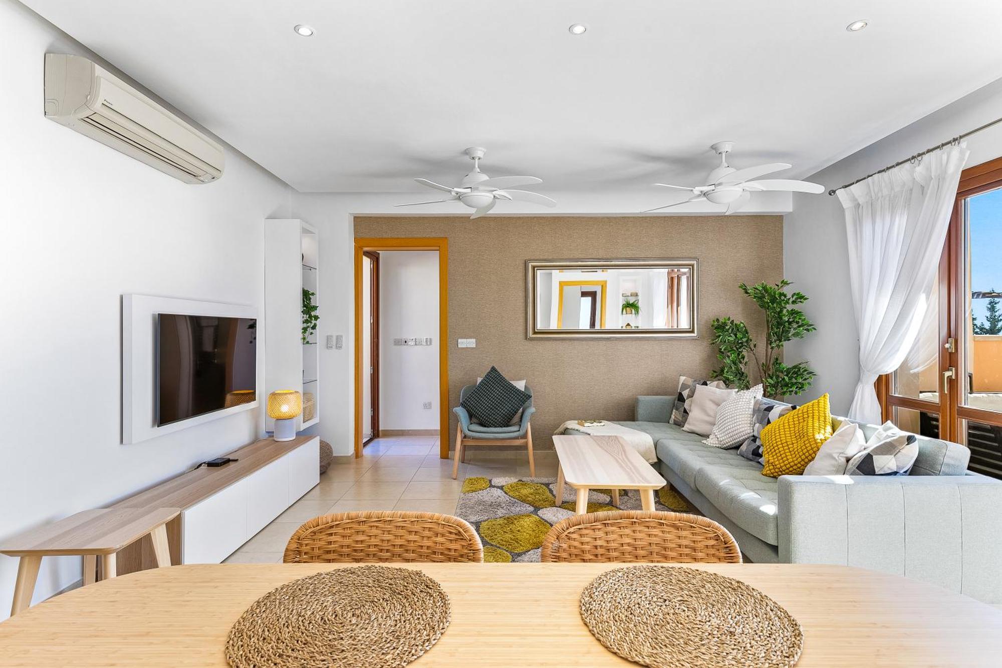 2 Bedroom Apartment Thalassa With Sea And Sunset Views, Aphrodite Hills Resort Куклія Екстер'єр фото