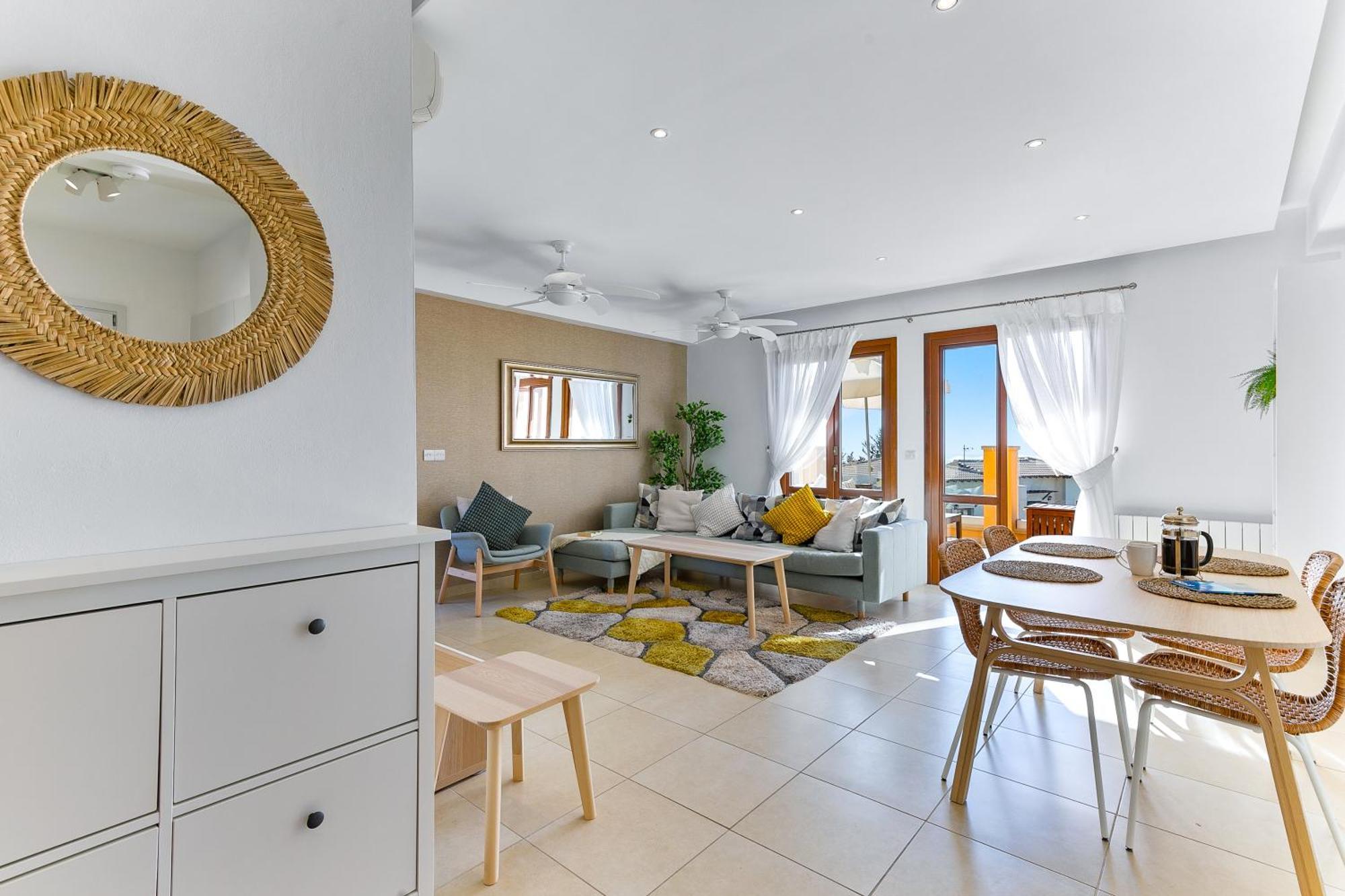 2 Bedroom Apartment Thalassa With Sea And Sunset Views, Aphrodite Hills Resort Куклія Екстер'єр фото
