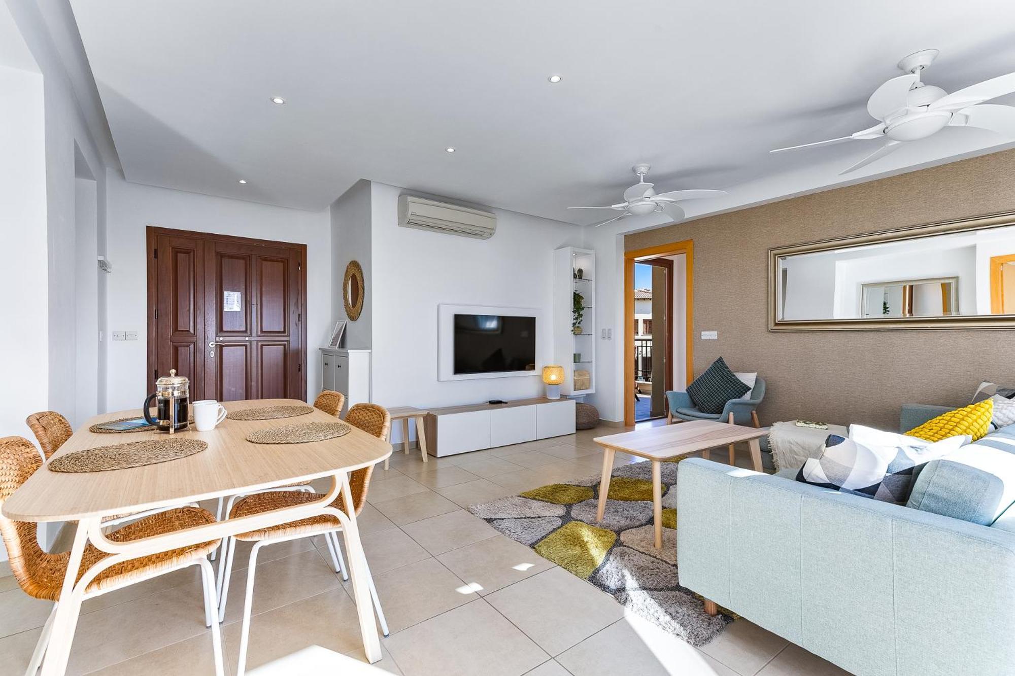 2 Bedroom Apartment Thalassa With Sea And Sunset Views, Aphrodite Hills Resort Куклія Екстер'єр фото