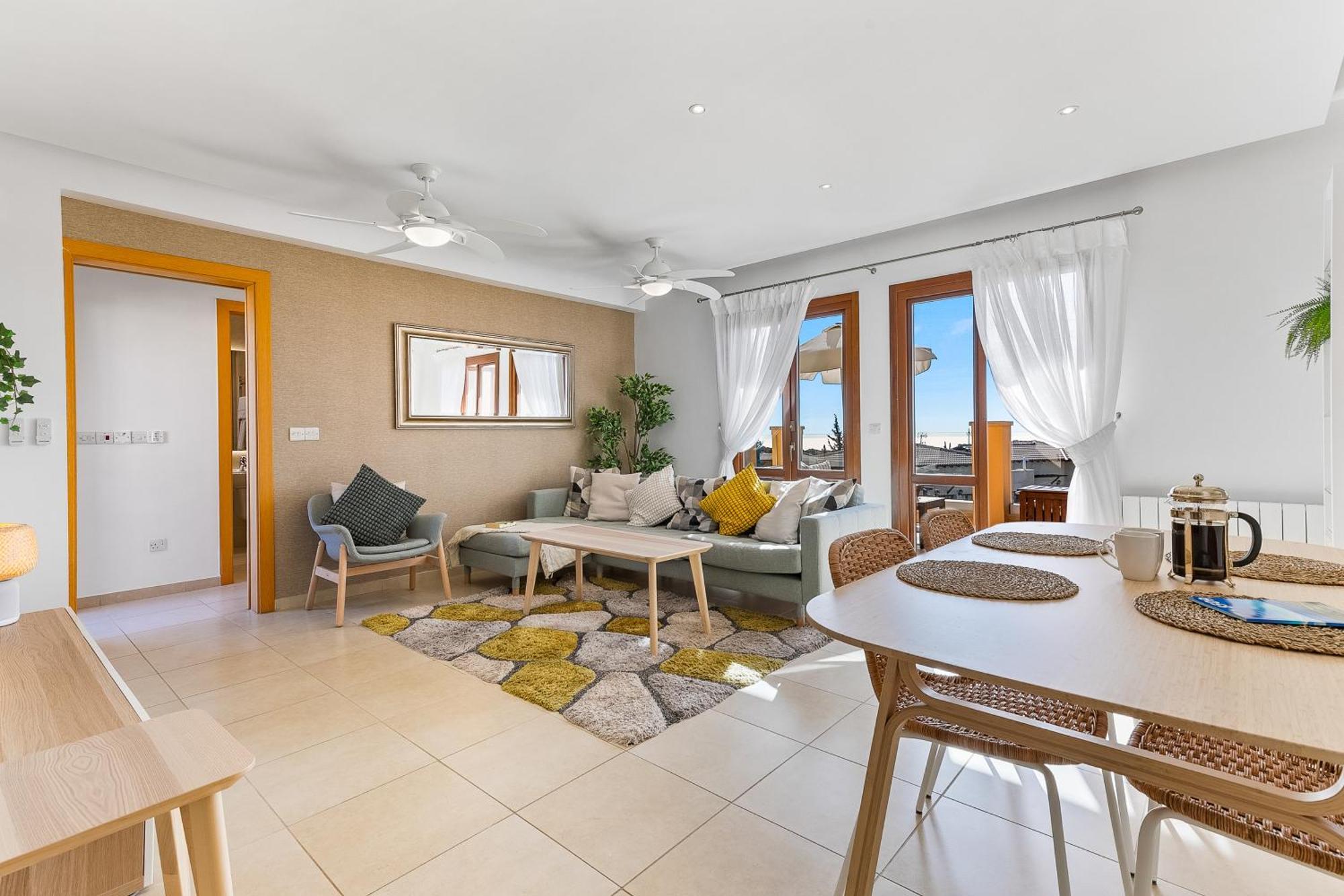 2 Bedroom Apartment Thalassa With Sea And Sunset Views, Aphrodite Hills Resort Куклія Екстер'єр фото